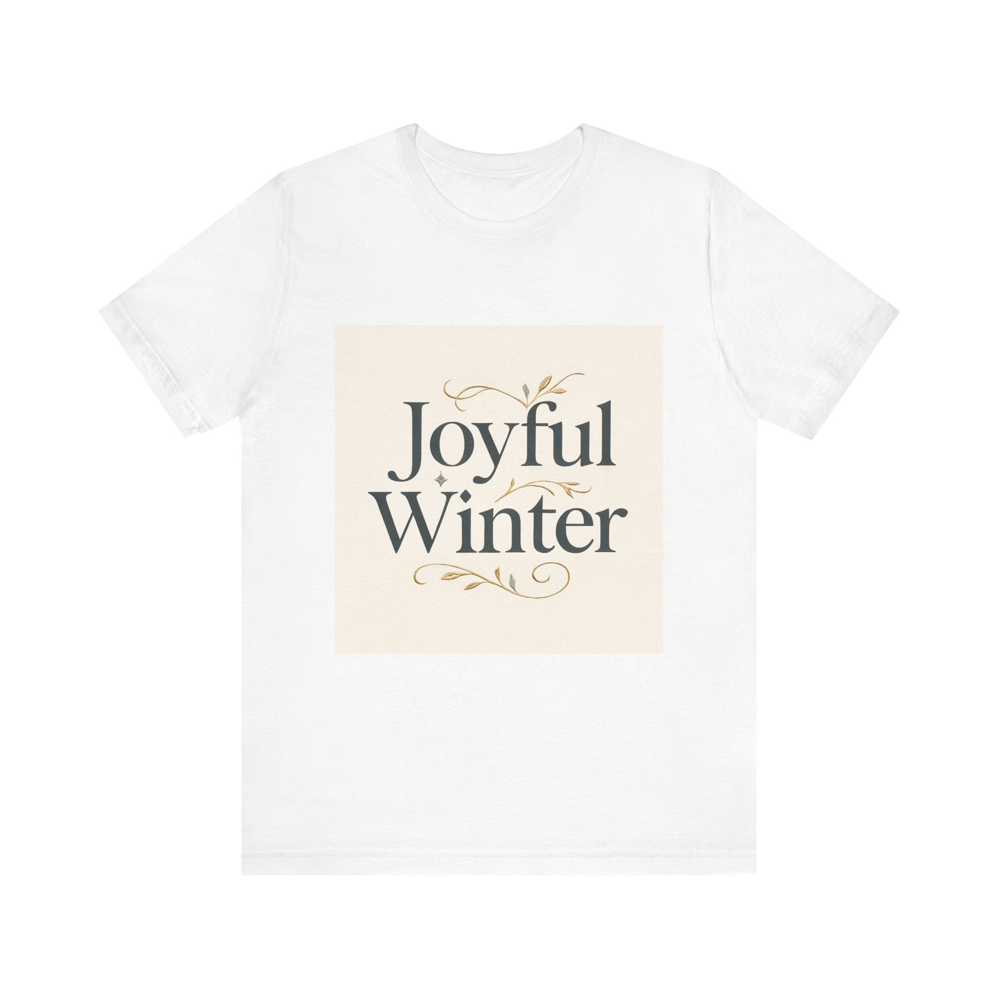 Joyful Winter Tee — Festive Holiday Graphic T-Shirt