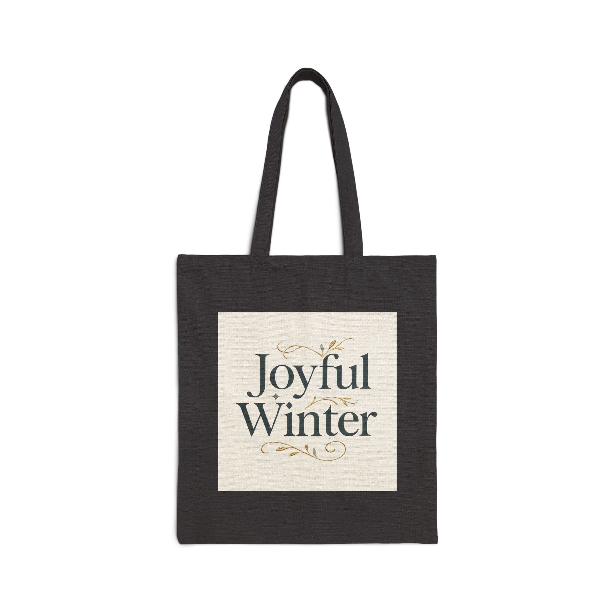 Joyful Winter Canvas Tote