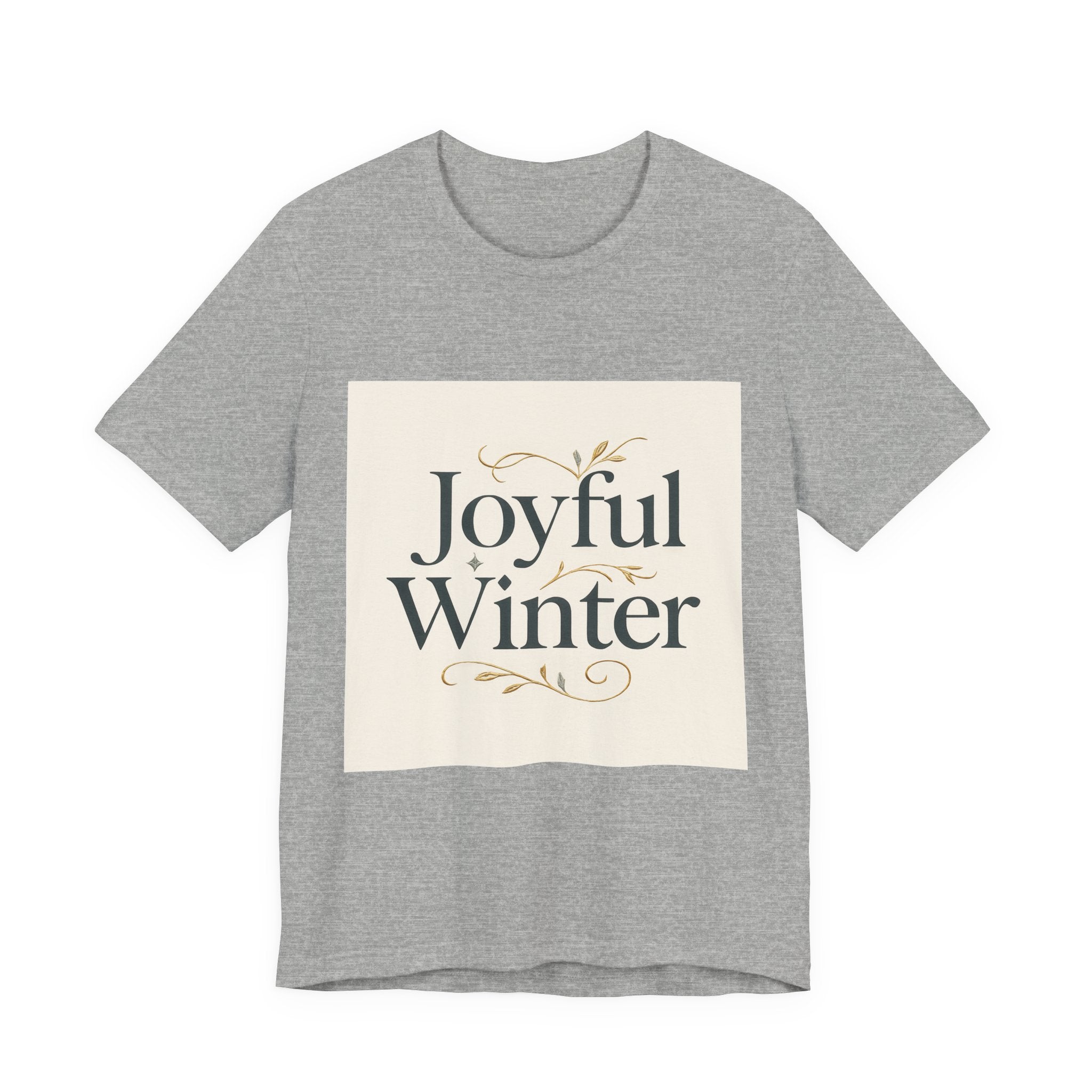 Joyful Winter Tee — Festive Holiday Graphic T-Shirt