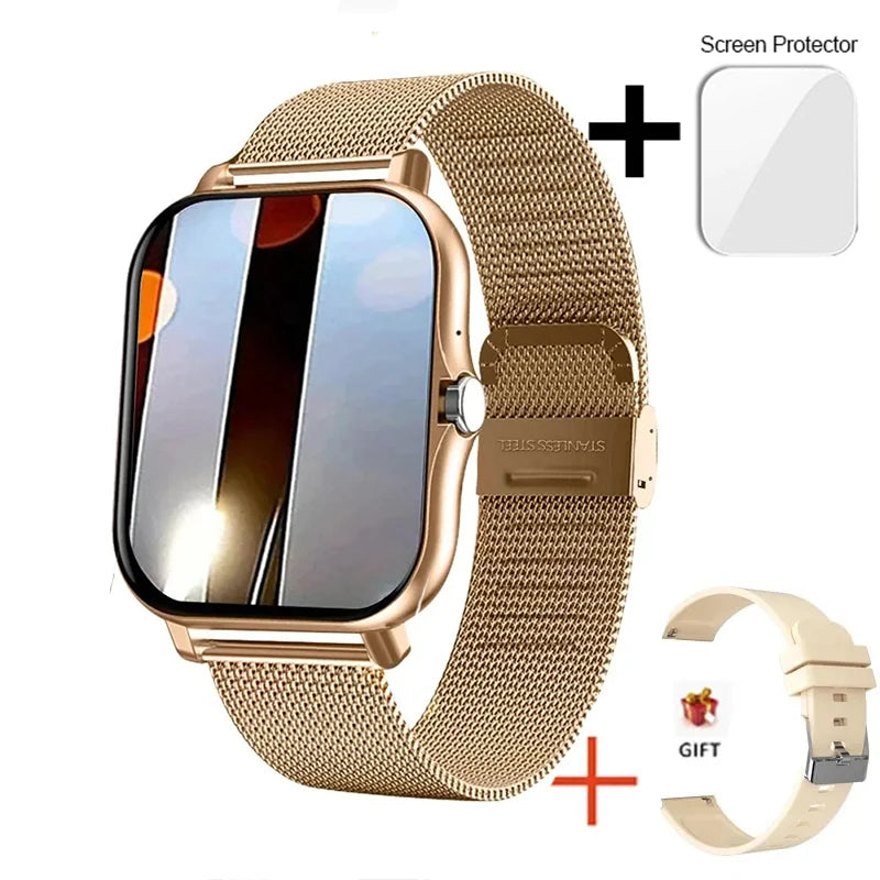Smart Watch For Men Women Gift Sports Fitness Watch Bluetooth Call Digital Heart Rate Monitor Smartwatch GPS Tracking Wristwatch