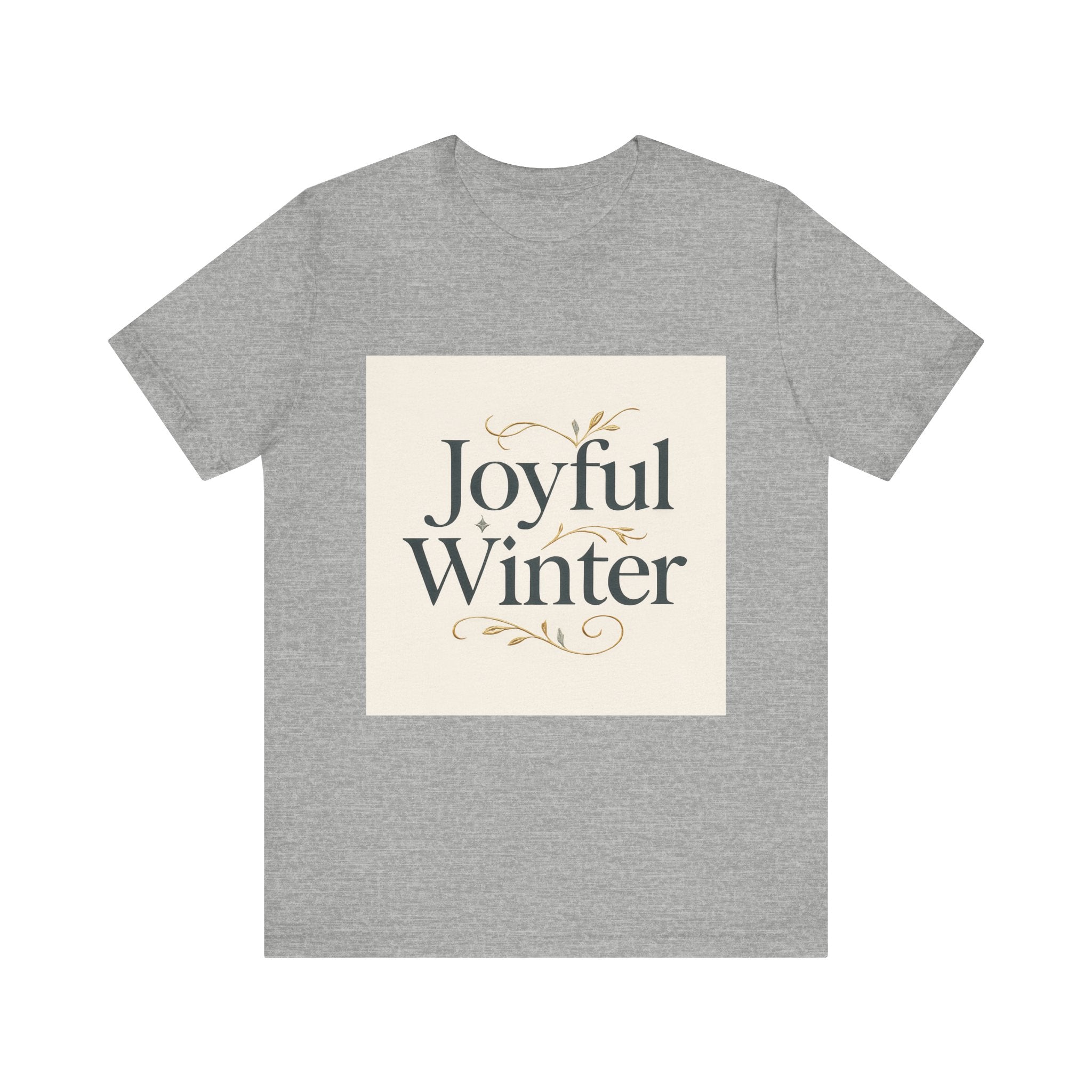 Joyful Winter Tee — Festive Holiday Graphic T-Shirt