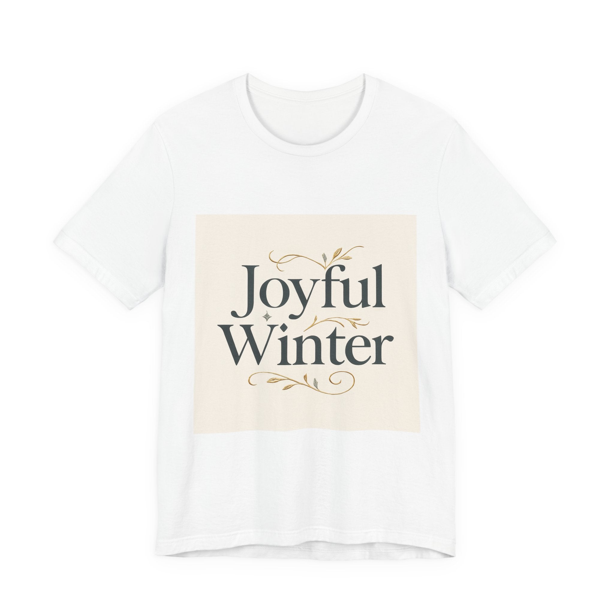 Joyful Winter Tee — Festive Holiday Graphic T-Shirt