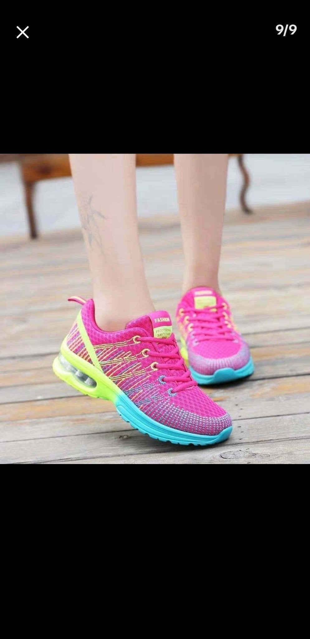 Women's Breathable Athletic Running Shoes - Lightweight Sports Sneakers