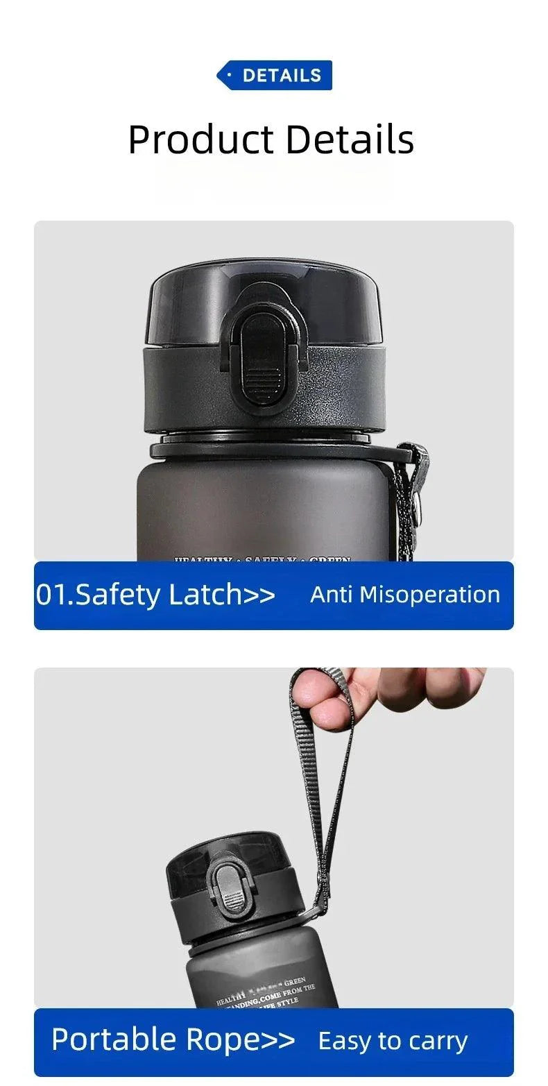 Mandotos BPA Free Leak Proof Sports Water Bottle For Hiking Outdoor Travel 400ml 560ml