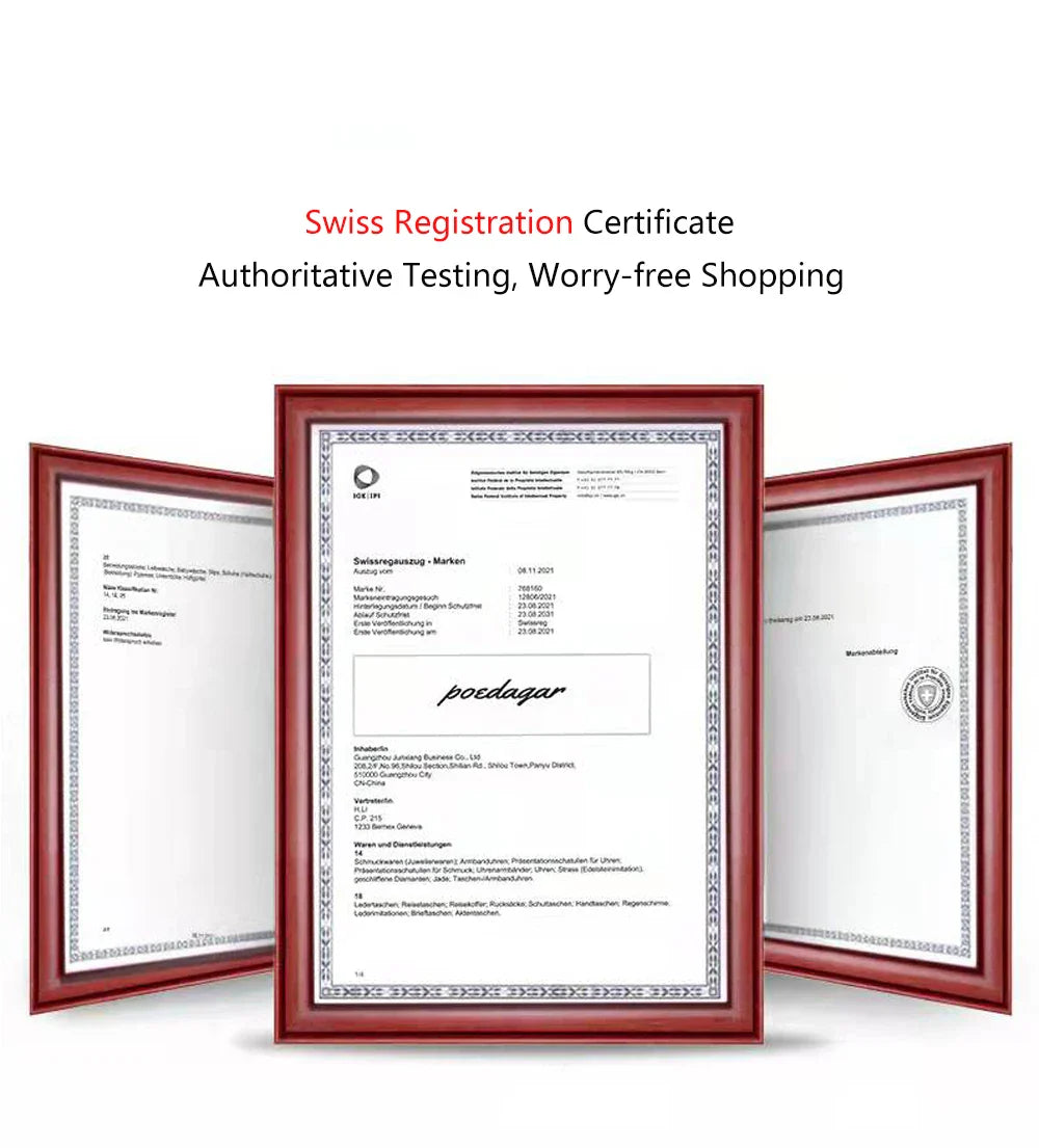 POEDAGAR Luxury Men's Watch - Sports Waterproof Square Dial Quartz