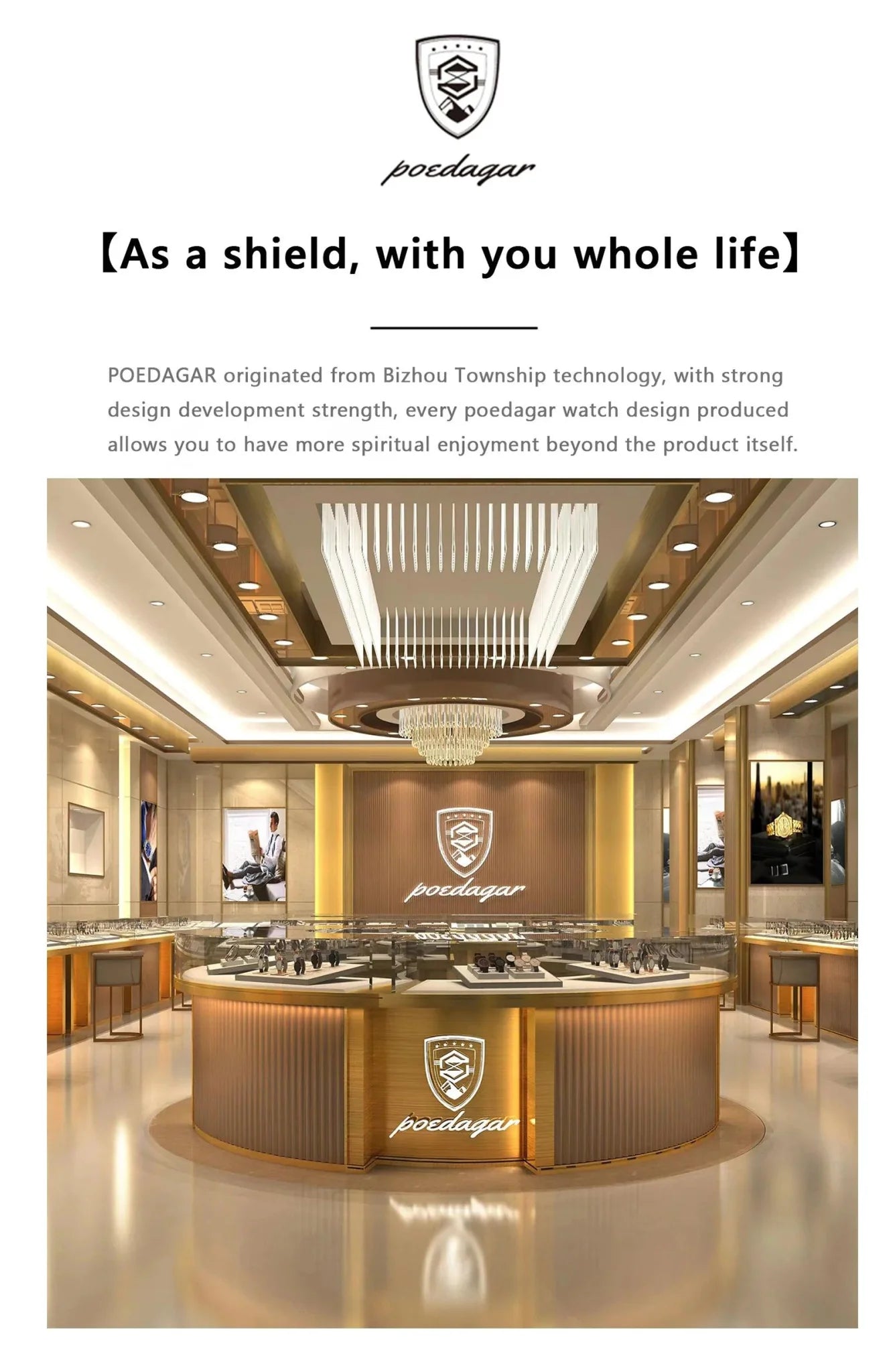 POEDAGAR Men's Luxury Quartz Chronograph Watch - Waterproof, Luminous, Leather - Military Sports Style